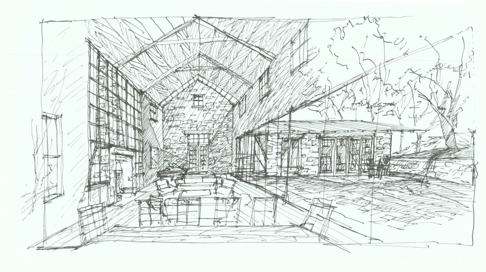 Goldberg Living Room Sketch