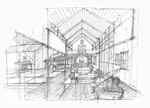 Goldberg Sketch Interior